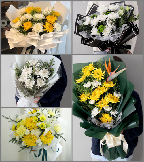 贵州毕节市纳雍县勺窝镇黄河村白事花束代送